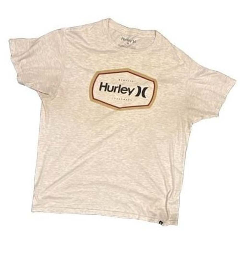 Hurley Men's Everyday Congo Outline Short Sleeve T-Shirt Size L Gray